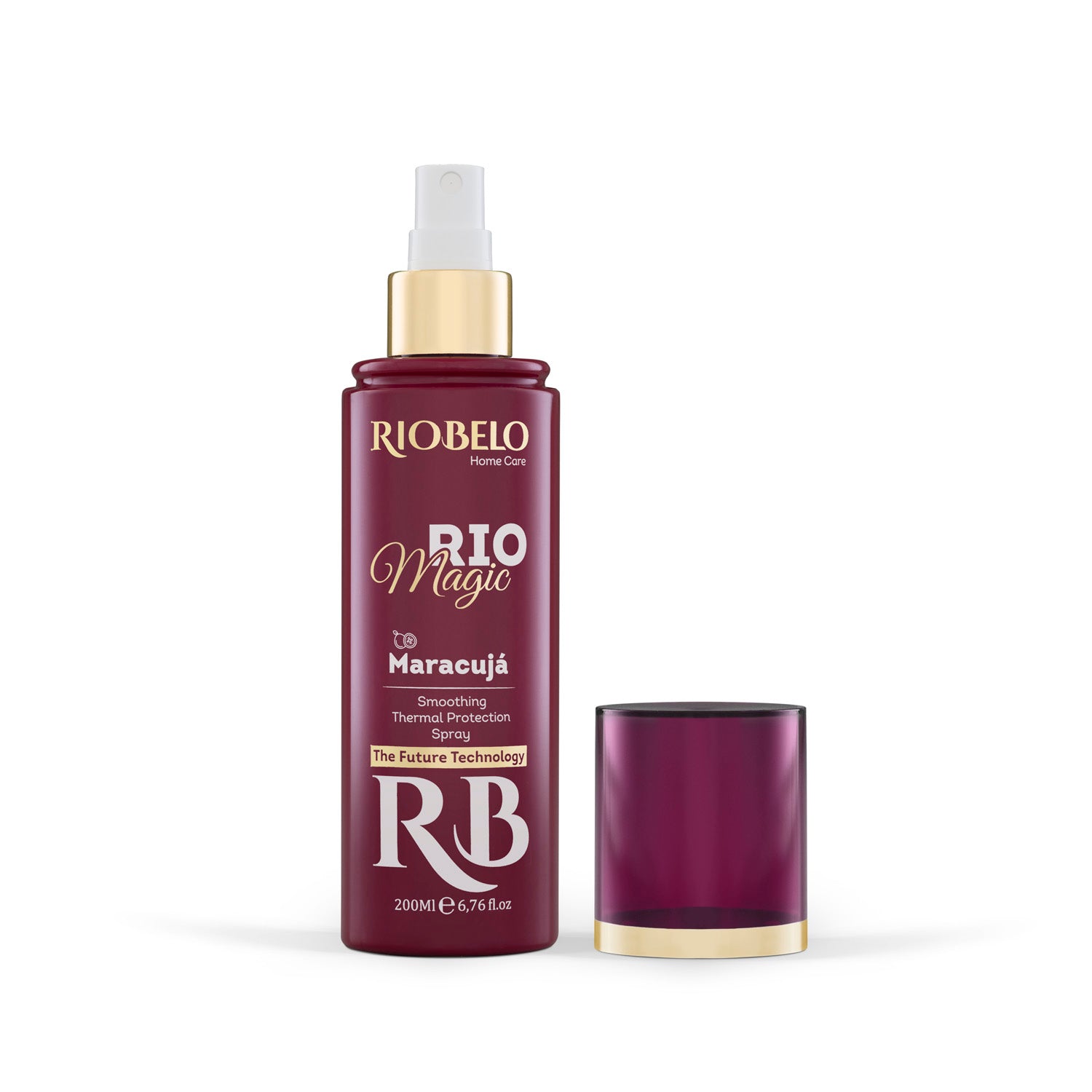 Riobelo MARACUJÁ Smoothing Thermal Hair Protection Spray For Normal and Curly Hair Rio Magic - 200ml - SHIDSA