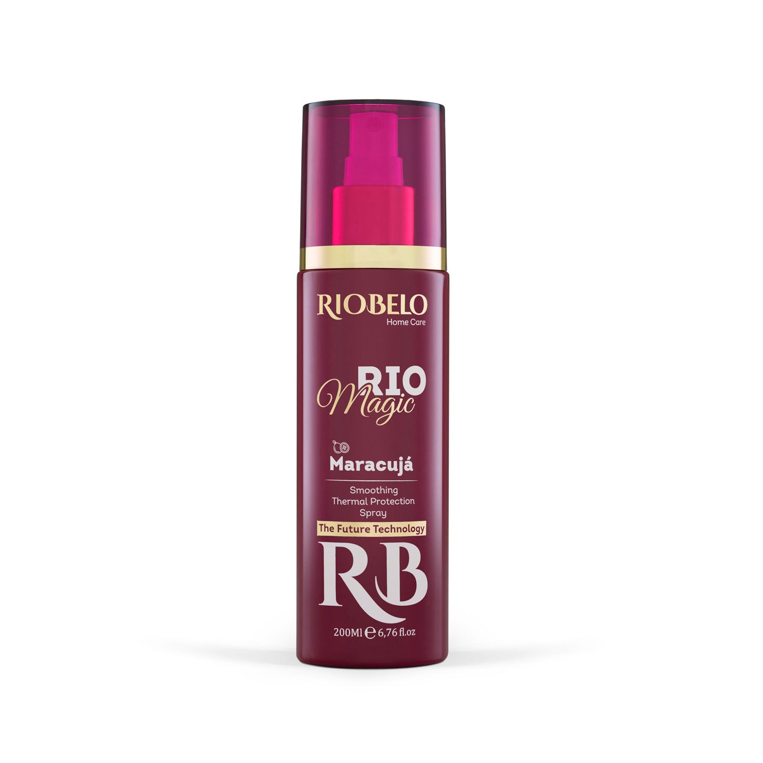 Riobelo MARACUJÁ Smoothing Thermal Hair Protection Spray For Normal and Curly Hair Rio Magic - 200ml - SHIDSA