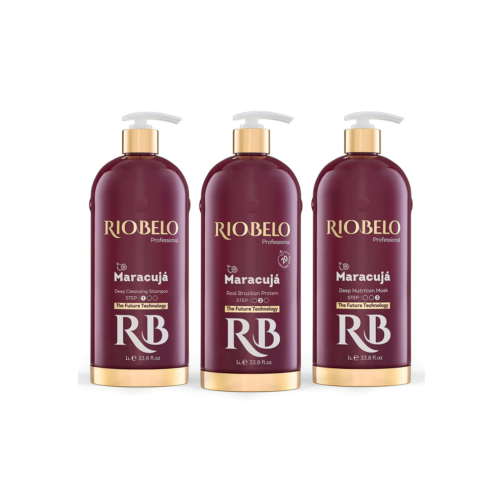 Riobelo Brazilian Straightening Protein KIT All Hair 1L