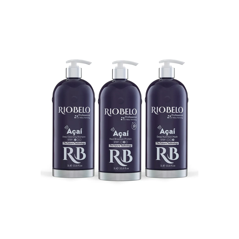 Riobelo Brazilian Hair Protein KIT 1L - 3 Steps