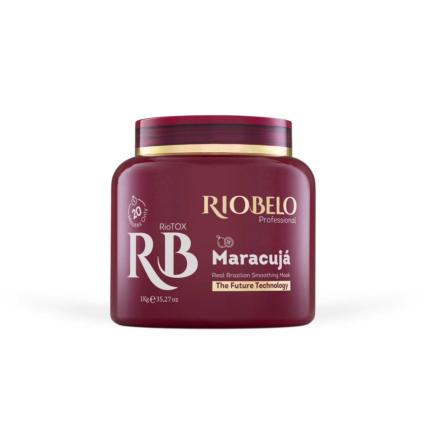 MARACUJÁ Professional Real Brazilian Smoothing Mask For Normal and Curly Hair 1kg