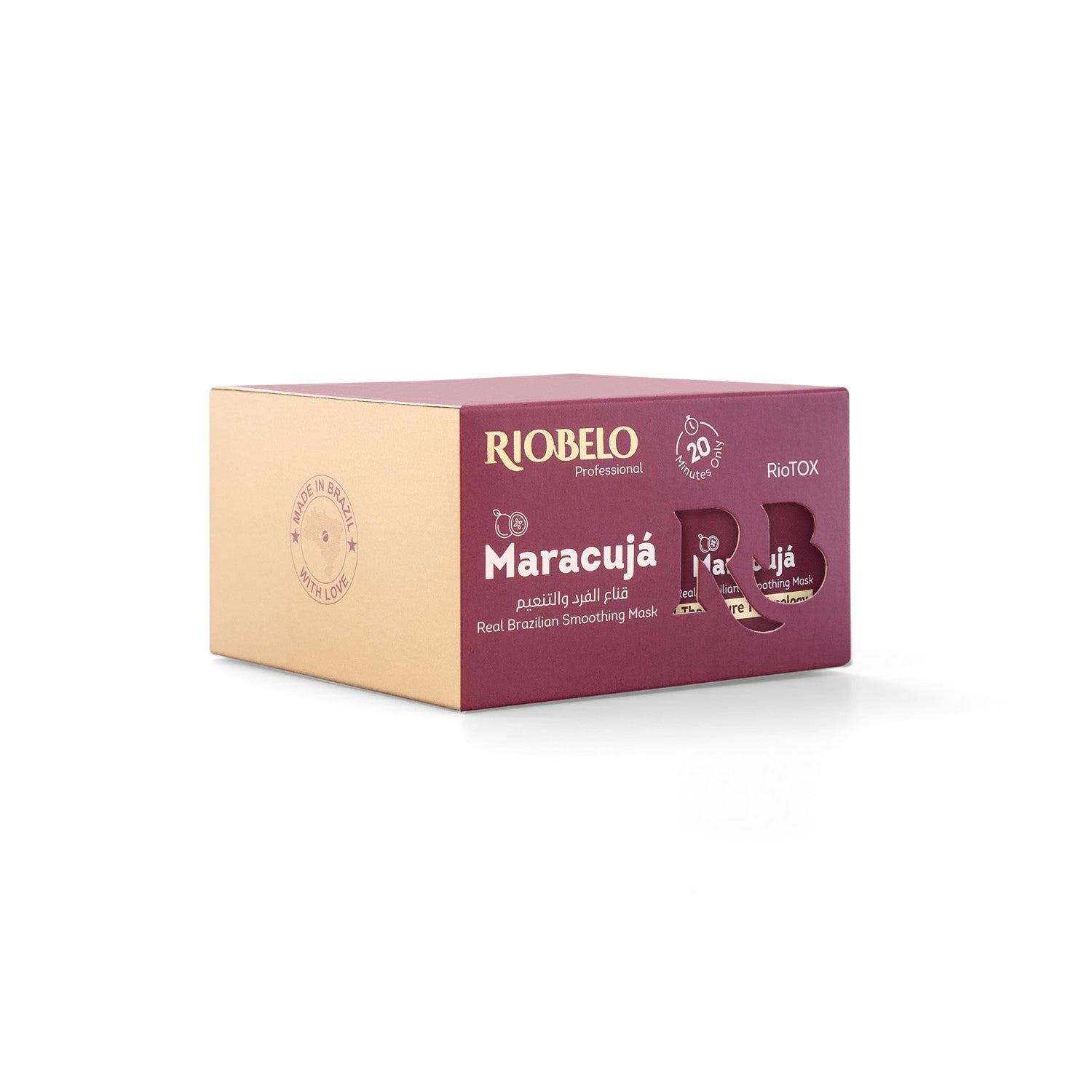 MARACUJÁ Professional Real Brazilian Smoothing Hair Mask For Normal and Curly Hair (Hair Botox)1kg